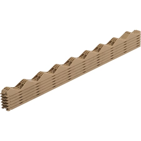 Palruf/Suntop Palruf 1-1/4 in. W X 24 in. L Plastic Horizontal Closure Strips Beige, PK6 92771